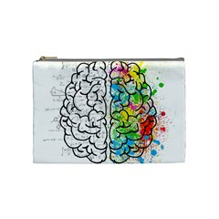 Illustration Brain Mind Psychology Idea Drawing Cosmetic Bag (medium)