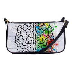 Illustration Brain Mind Psychology Idea Drawing Shoulder Clutch Bag