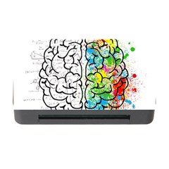 Illustration Brain Mind Psychology Idea Drawing Memory Card Reader With Cf by Ravend