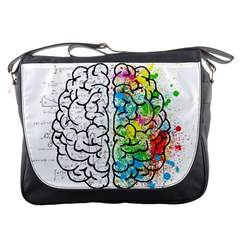 Illustration Brain Mind Psychology Idea Drawing Messenger Bag