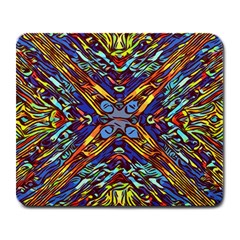 Mosaic Pattern Background Large Mousepads by Ravend