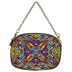 Mosaic Pattern Background Chain Purse (two Sides)