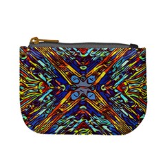 Mosaic Pattern Background Mini Coin Purse