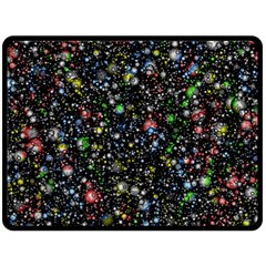 Universe Star Planet Galaxy Fleece Blanket (large) 