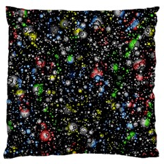 Universe Star Planet Galaxy Large Cushion Case (one Side) by Ravend