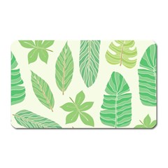 Watercolor Banana Leaves  Magnet (rectangular) by ConteMonfrey