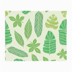 Watercolor Banana Leaves  Small Glasses Cloth by ConteMonfrey