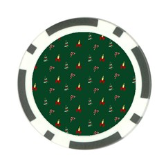 Christmas Background Poker Chip Card Guard (10 Pack) by danenraven