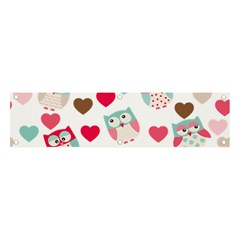 Lovely Owls Banner And Sign 4  X 1  by ConteMonfrey