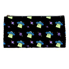 Illustration Cosmos Cosmo Rocket Spaceship -ufo Pencil Case by danenraven