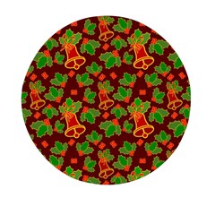 Illustration Xmas Christmas Pattern Mini Round Pill Box (pack Of 3) by danenraven