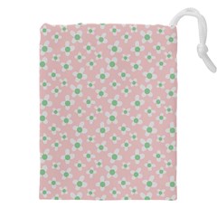 Pink Spring Blossom Drawstring Pouch (4xl) by ConteMonfrey