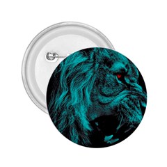 Angry Male Lion Predator Carnivore 2 25  Buttons