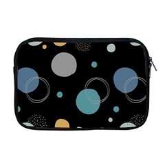 Circle Pattern Abstract Polka Dot Apple Macbook Pro 17  Zipper Case by danenraven