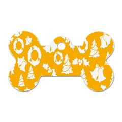 Orang Card Christmas Dog Tag Bone (one Side) by artworkshop