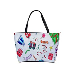 New Year Christmas Sketch Gifts Classic Shoulder Handbag by artworkshop