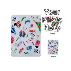 New Year Christmas Sketch Gifts Playing Cards 54 Designs (mini) by artworkshop