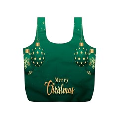 Merry Christmas Holiday Full Print Recycle Bag (s) by artworkshop