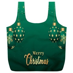Merry Christmas Holiday Full Print Recycle Bag (xxl) by artworkshop