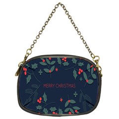 Merry Christmas  Frame Flora Chain Purse (two Sides) by artworkshop