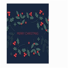 Merry Christmas  Frame Flora Large Garden Flag (two Sides)