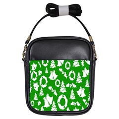 Green Card Christmas December4 Girls Sling Bag by artworkshop