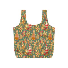 Gingerbread Christmas Decorative Full Print Recycle Bag (s) by artworkshop