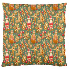 Gingerbread Christmas Decorative Standard Flano Cushion Case (one Side) by artworkshop