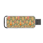 Gingerbread Christmas Decorative Portable USB Flash (Two Sides) Front