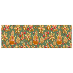 Gingerbread Christmas Decorative Banner And Sign 9  X 3  by artworkshop