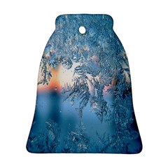 Frost Winter Morning Snow Bell Ornament (two Sides) by artworkshop