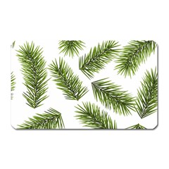 Fir Branch Pattern Christmas Decorative Magnet (rectangular)