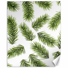 Fir Branch Pattern Christmas Decorative Canvas 16  X 20  by artworkshop