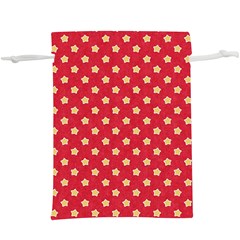 Felt Background Paper Red Yellow Star  Lightweight Drawstring Pouch (xl)