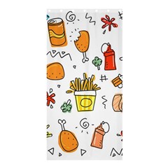 Cute Sketch  Fun Funny Collection Shower Curtain 36  X 72  (stall)  by artworkshop