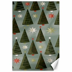 Christmas Trees Pattern Canvas 20  X 30  by artworkshop