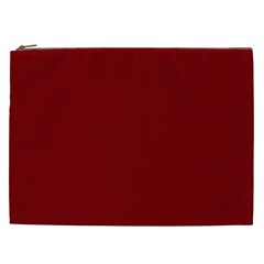 Christmas Red Graphic Cosmetic Bag (xxl) by artworkshop