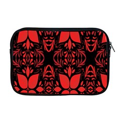 Christmas Red Black Xmas Gift Apple Macbook Pro 17  Zipper Case by artworkshop