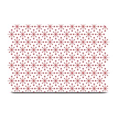 Christmas Pattern Red Stars Plate Mats by artworkshop