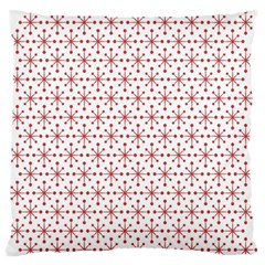 Christmas Pattern Red Stars Standard Flano Cushion Case (two Sides) by artworkshop