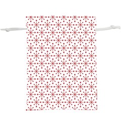 Christmas Pattern Red Stars  Lightweight Drawstring Pouch (xl) by artworkshop