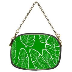 Green Banana Leaves Chain Purse (two Sides) by ConteMonfrey