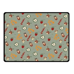 Wild Forest Friends   Fleece Blanket (small) by ConteMonfrey