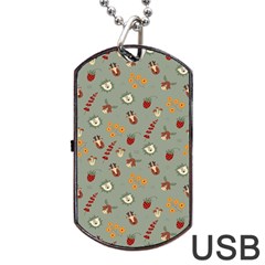 Wild Forest Friends   Dog Tag Usb Flash (one Side) by ConteMonfrey