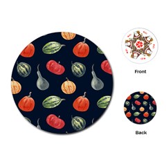 Vintage Vegetables  Playing Cards Single Design (round) by ConteMonfrey