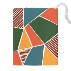 Geometric Colors   Drawstring Pouch (4xl) by ConteMonfrey