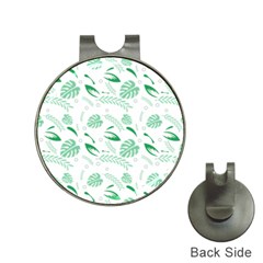 Green Nature Leaves Draw   Hat Clips With Golf Markers by ConteMonfrey