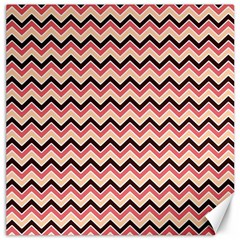 Geometric Pink Waves  Canvas 20  X 20  by ConteMonfrey