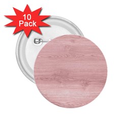 Pink Wood  2.25  Buttons (10 pack) 