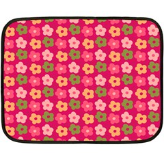 Little Flowers Garden   Double Sided Fleece Blanket (mini)  by ConteMonfrey